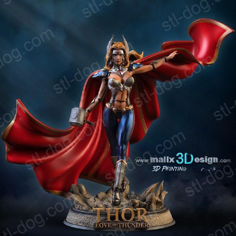 御姐 雷神托尔(Lady Thor) 3D打印图纸